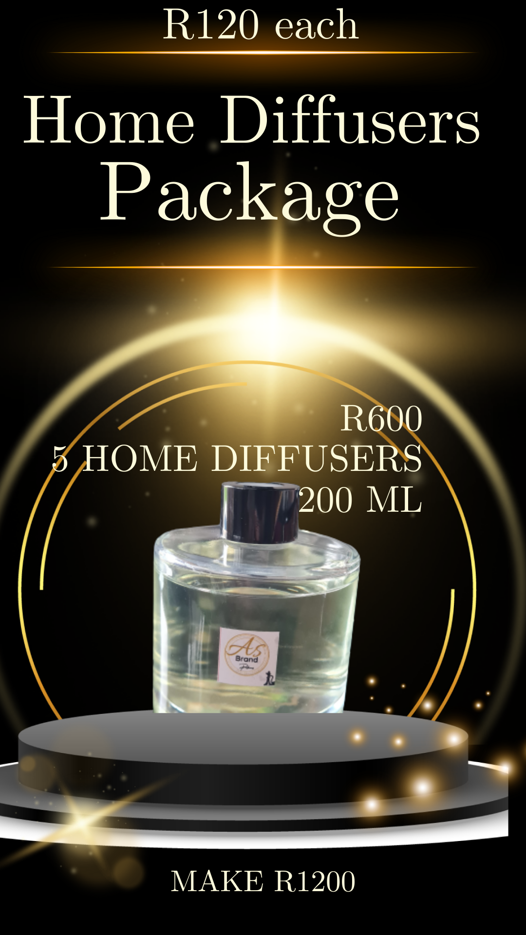 Home Diffusers Package - AsBrand Fragrances